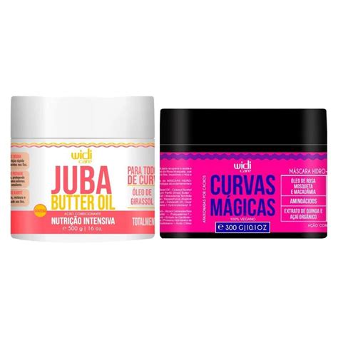 Kit Widi Care Juba Butter Oil G M Scara Curvas Magicas Kit De