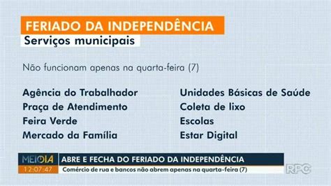 Veja O Que Abre E O Que Fecha No Feriado De Independência Do Brasil Em