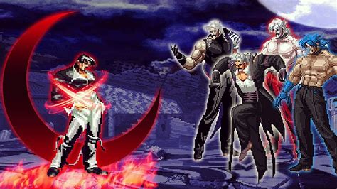 Kof Mugen Wf Iori Yagami Vs Bosses Rugal Team Youtube