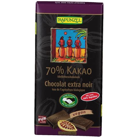 RAPUNZEL Edelbitter Schokolade 70 Kakao Rapadura 80 G Shop Apotheke