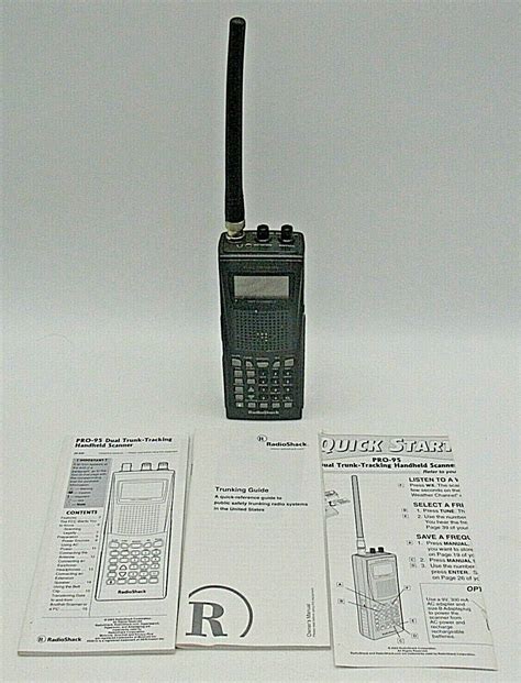 Radio Shack Pro Dual Trunking Channel Mhz Handheld Scanner