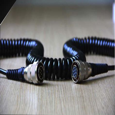 V V Spiral Retractable Coil Cable Curly Tpu Pur Power Cable