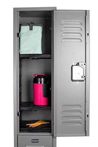 StorageMax Deluxe School Locker Organizer with 3 Adjustable Shelves ...