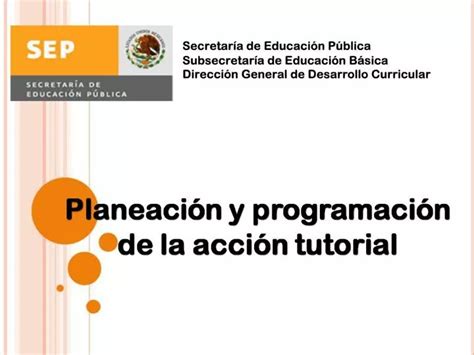 Ppt Planeaci N Y Programaci N De La Acci N Tutorial Powerpoint