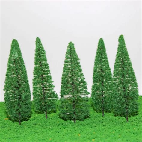 Cedar Cypress Model Bomen Spoorweg Park Straat Diorama Landschap Layout