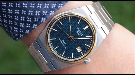 Tissot Prx Powermatic Bucherer Blue Limited Edition Youtube