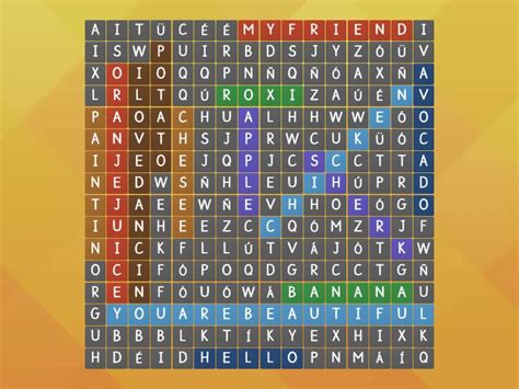 Sopa De Letras Wordsearch