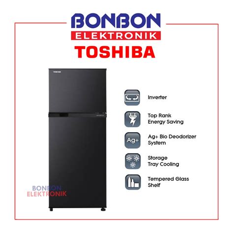 Jual Toshiba Kulkas Pintu Gr B Is Kapasitas L Inverter