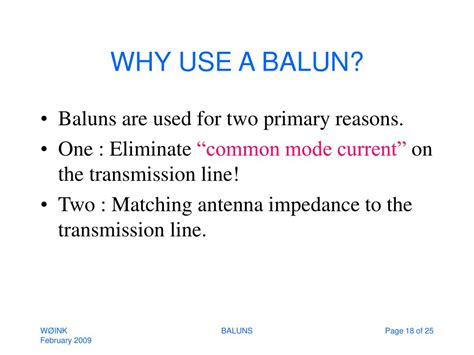 PPT - BALUNS PowerPoint Presentation, free download - ID:864024