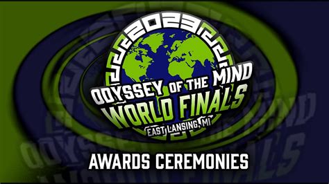 2023 Odyssey Of The Mind Awards YouTube