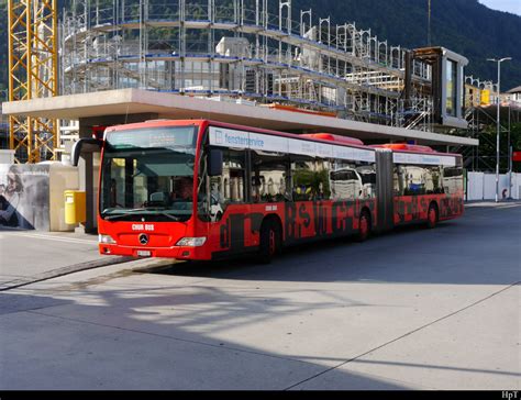 Chur Bus Mercedes Citaro Gr Unterwegs Auf Der Linie Vor Dem