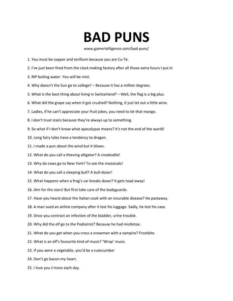 Enjoy 31 Epic Bad Puns – Hilarious, Certified To Really Make You Laugh!