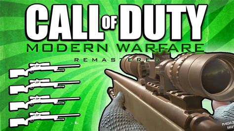 Quad Feed With Every Gun Call Of Duty Modern Warfare Remastered