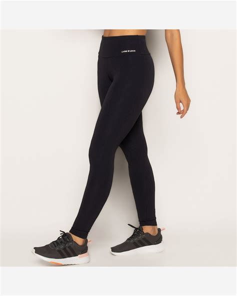 Riachuelo Legging Jacquard De Poliamida Preta