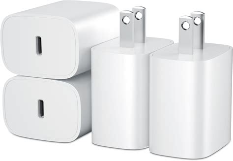 Lot De Blocs De Charge Usb C Pour Iphone Chargeur