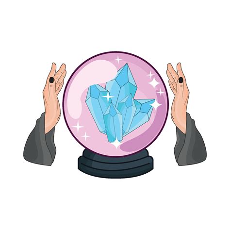 illustration of magic crystal ball 45876107 Vector Art at Vecteezy