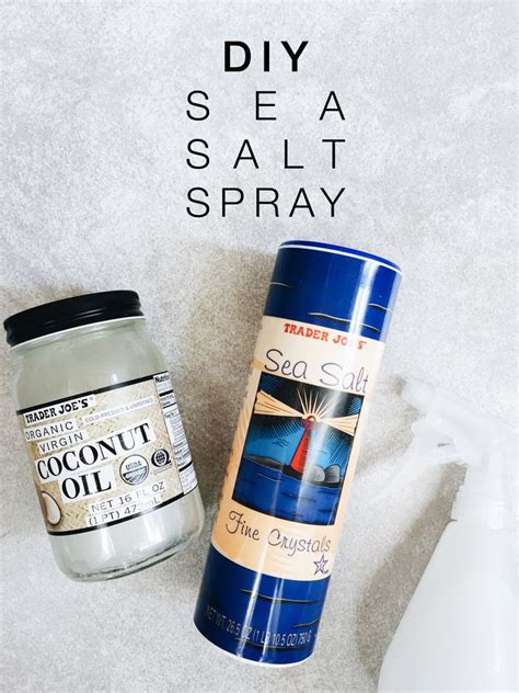 DIY SEA SALT SPRAY | Diy sea salt spray, Sea salt spray, Salt spray