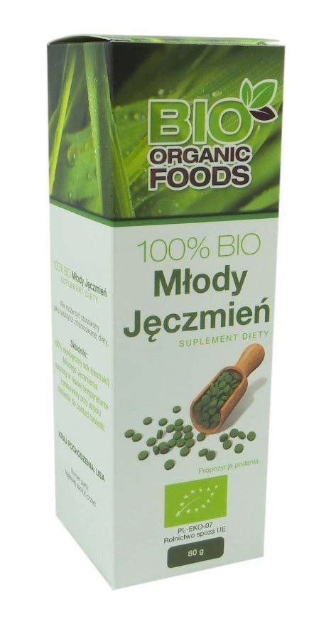 SOK Z MŁODEGO JĘCZMIENIA BIO 500 mg 560 TABLETEK BIO ORGANIC FOODS