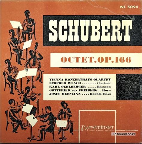 Schubert Octet Vienna Konzerthaus Quartet Wlach Wl Lp