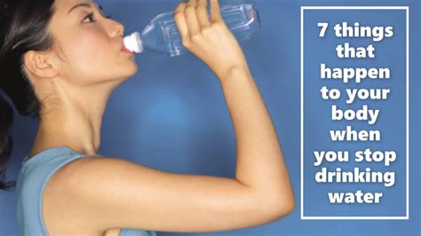 7 Things That Happen To Your Body When You Stop Drinking Water Oyeyeah