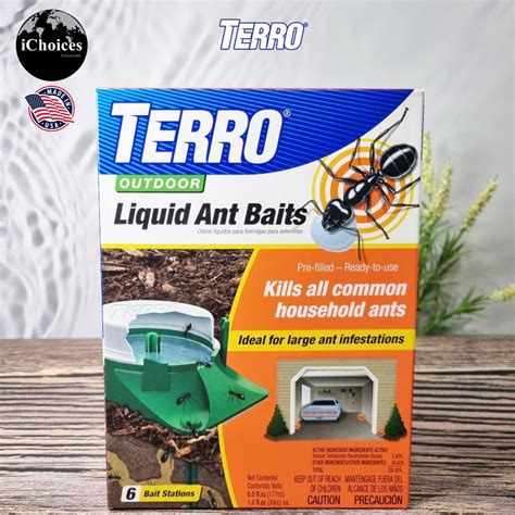 Terro® T1806 6 Outdoor Liquid Ant Baits 6 Bait Stations ผลิตภัณฑ์กำจัดมด Shopee Thailand