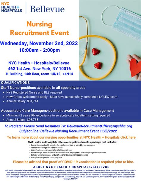 Bellevue Nursing Recruitment Event NYC Health Hospitals