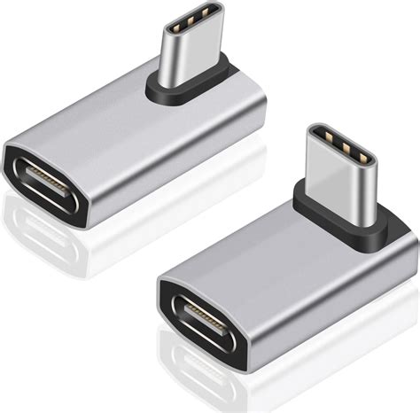 Amazon co jp Poyiccot USB Type C 変換アダプタ L字 2種類セット 40Gbps USB C L字