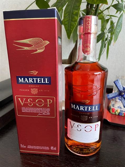 Martell Cognac Vsop Aged In Red Barrel Food Drinks Alcoholic