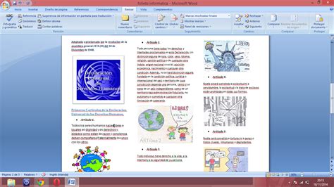 Triptico De La Declaraci N Universal De Los Derechos Humanos