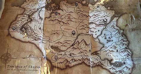 Not Only Do I Still Have Skyrim S Map But I Ll Raise Ya Witcher 2 And 3 As Well As Original Red