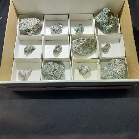 One Box Of Emerald Mica Mineral Specimens Amanda Funson Amazonite