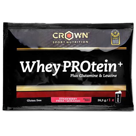 Crown Sport Nutrition Sobre Monodosis Whey Protein G Sabor Fresa