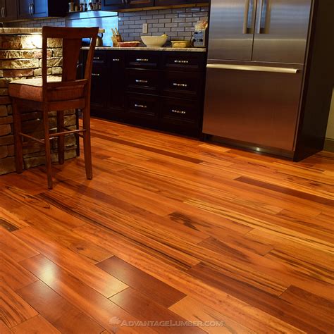 Tigerwood Flooring - 5" Unfinished Solid Hardwood | Advantage Lumber