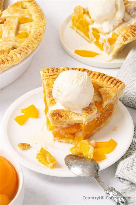 Canned Peach Pie