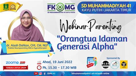 Webinar Parenting Dr Aisah Dahlan CHt CM NLP SDMu41 YouTube