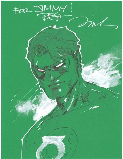 Jim Lee Green Lantern In Jimmy Lin S Jimmy Lin Comic Art Gallery Room