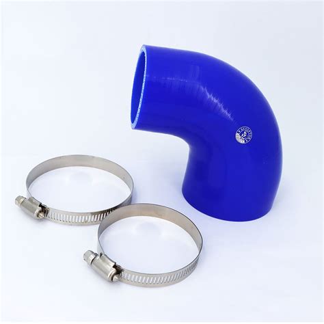 90 Degrees Reducer Silicone Elbow Hose 51 63 70 76MM Rubber Joiner Bend