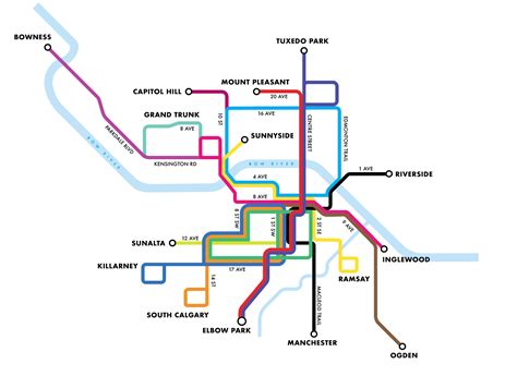 Calgary LRT Map