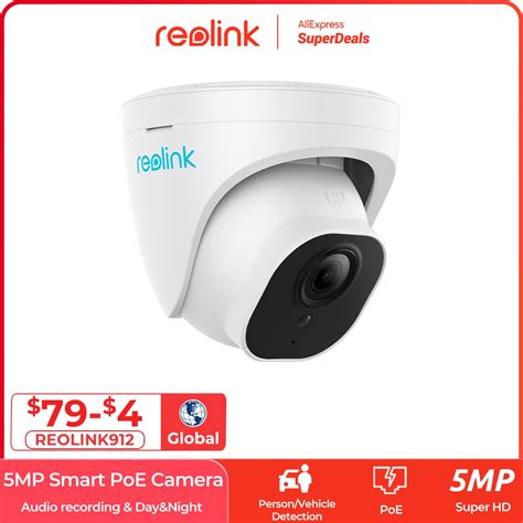 Rlc 520a Reolink Caméra De Sécurité Poe Dôme Intelligente 5mp Avec