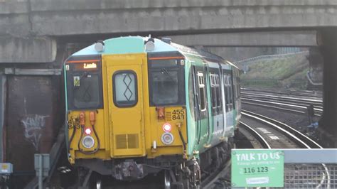 Southern Class 377 623 And 455 483 And Gatwick Express Class 387 At Clapham Junction Youtube