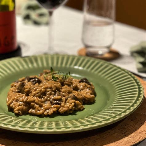 Risoto De Funghi E Gorgonzola Receiteria