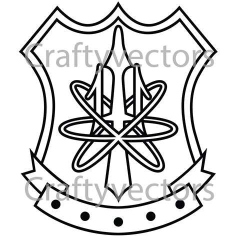 Navy Nuclear Weapons Security Badge Vector File Crafty Vectors