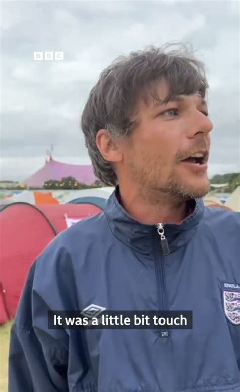 Louis Tomlinson Rocks Gray Hair At Glastonbury