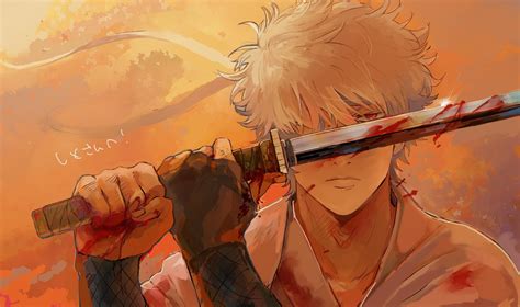 Wallpaper Gintama Sakata Gintoki Anime X