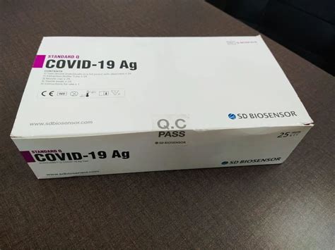 Sd Biosensor Covid Test Kit Number Of Reactions Preps Kit At