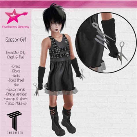 Second Life Marketplace Pd Scissor Girl