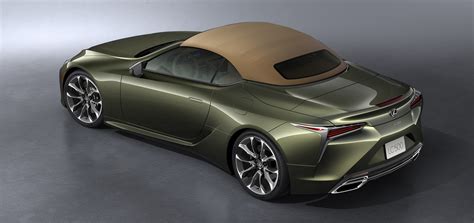 Lexus Lc Convertible Open Top Stunner Debuts Paul