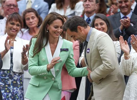 Mulher de Roger Federer ciúmes de Kate Middleton A imagem que se