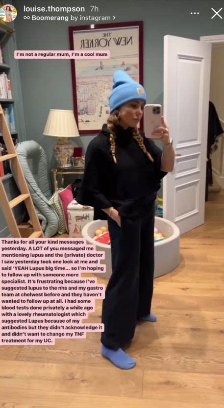 Louise Thompson Reveals She Has Lupus As She Shares Health Update