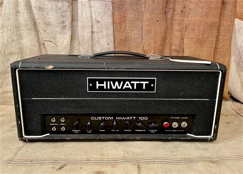 1976 Hiwatt Dr103 Custom 100 Watt Guitar Amps And Preamps Southside Guitars